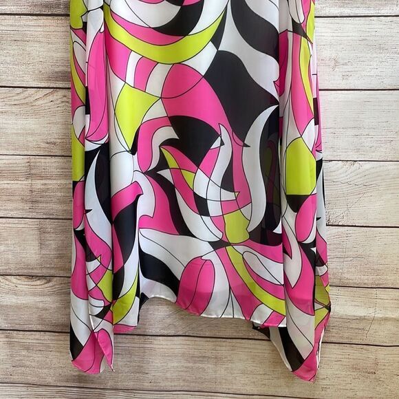 MUSE DRESS IN ABSTRACT PRINT‎ - Picture 3 of 8